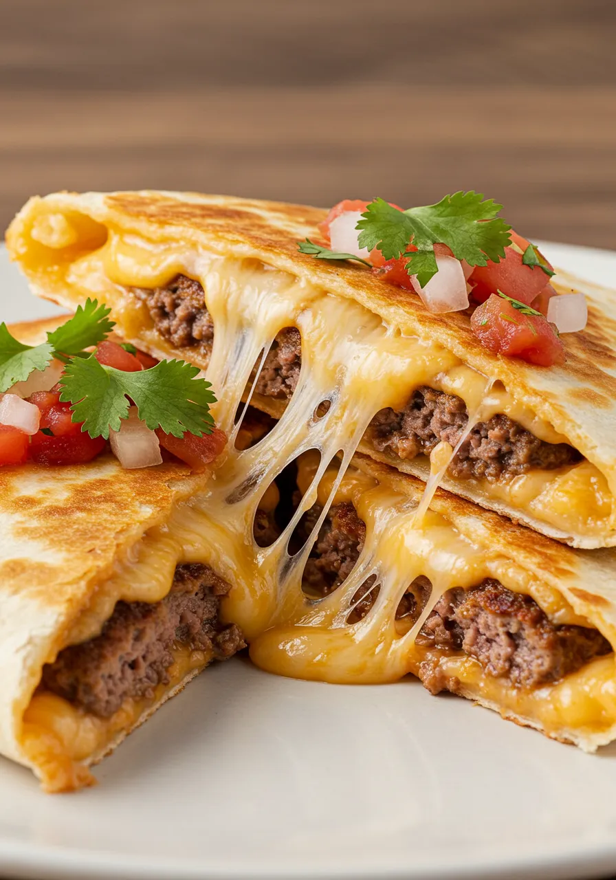 Melty Burger Quesadilla - tertiary view